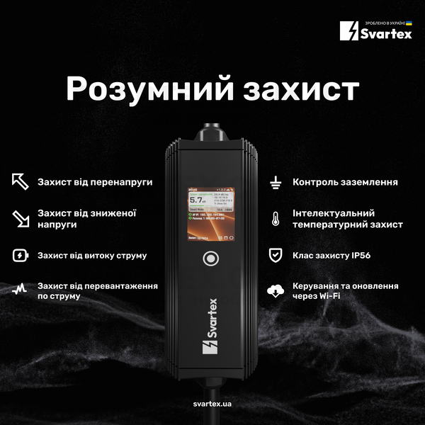 Svartex Gen2 PRO NACS 7,4кВт  SVM&ndash;32-N05&ndash;PRO фото